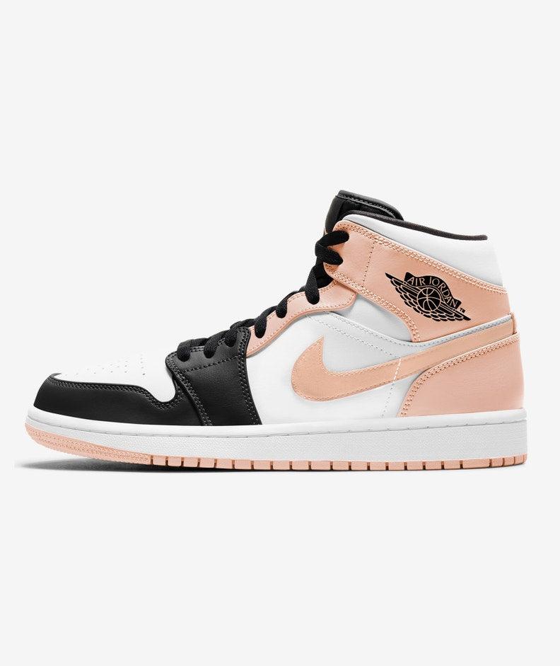 Jordan Mid Arctic Orange Black Toe 'Crimson Tint' – Funky Insole