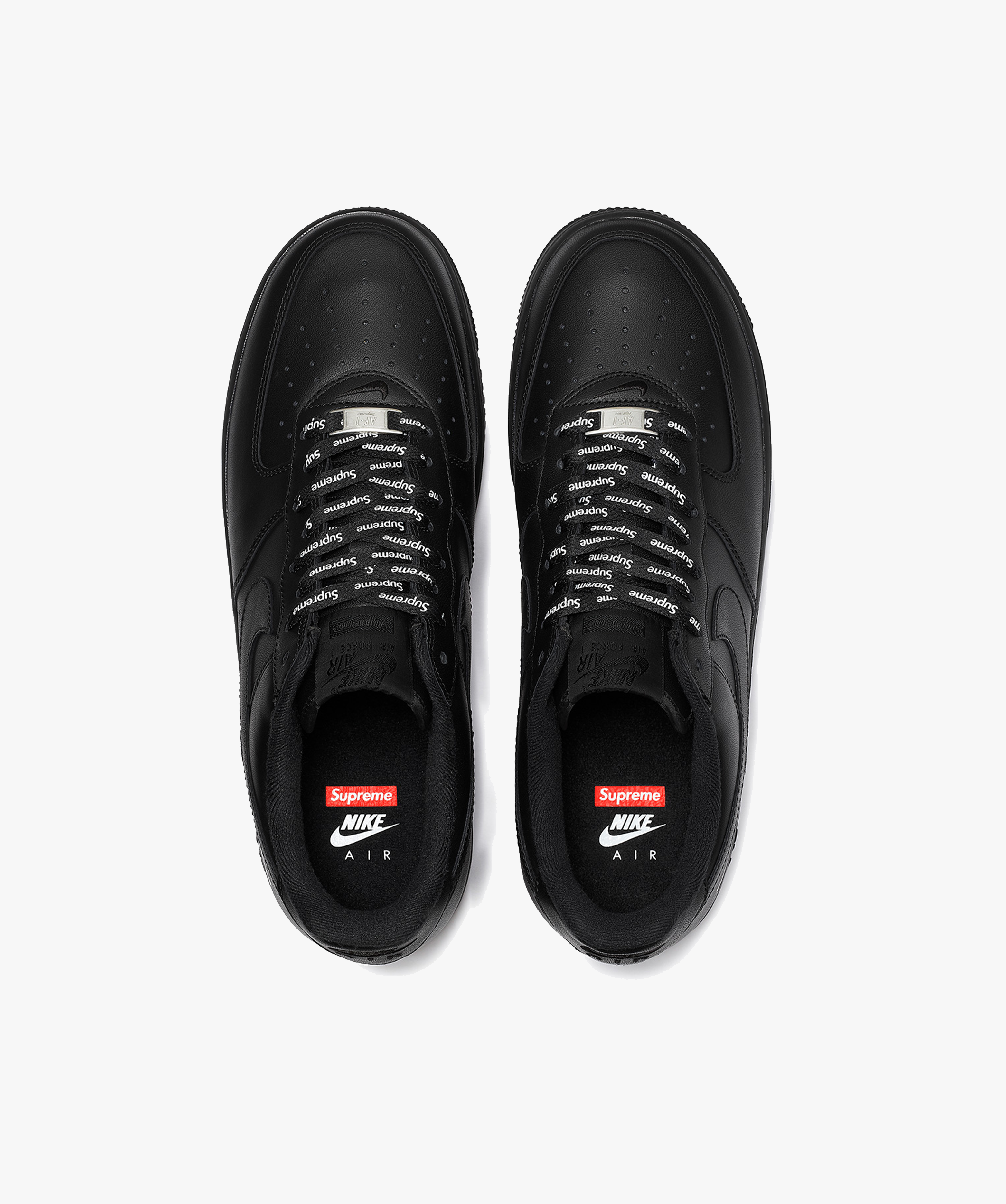 Nike x Supreme Air Force 1 'Black'