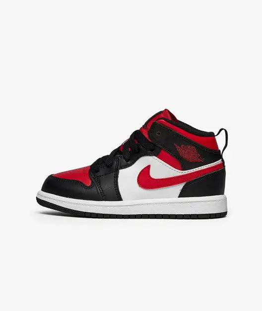 Jordan 1 Mid 'Fire Red' (PS) - Funky Insole