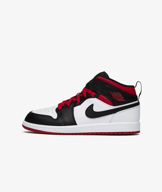 Jordan 1 Mid 'Gym Red Black Toe' (PS) - Funky Insole