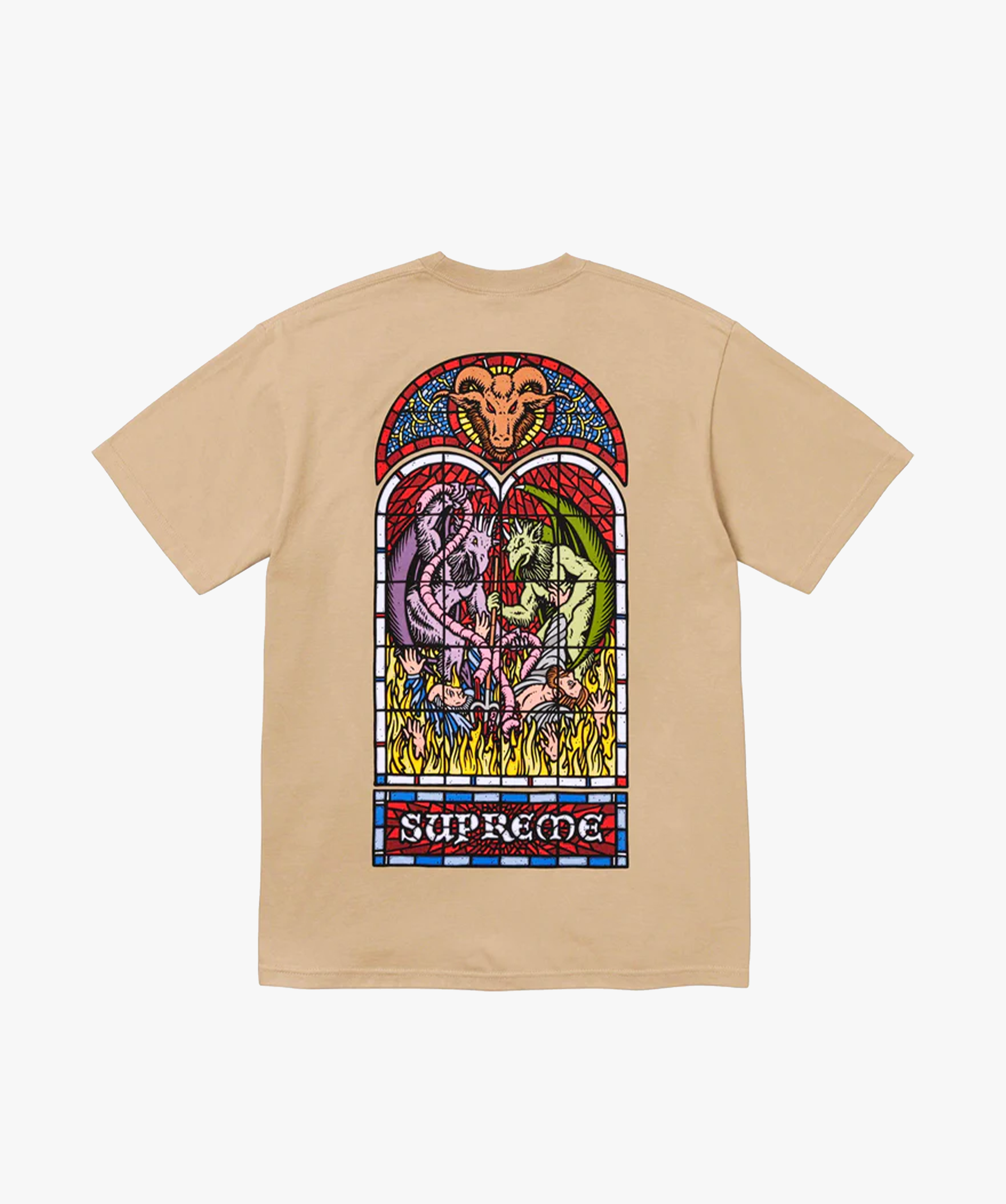 Supreme Worship Tee Khaki - Funky Insole