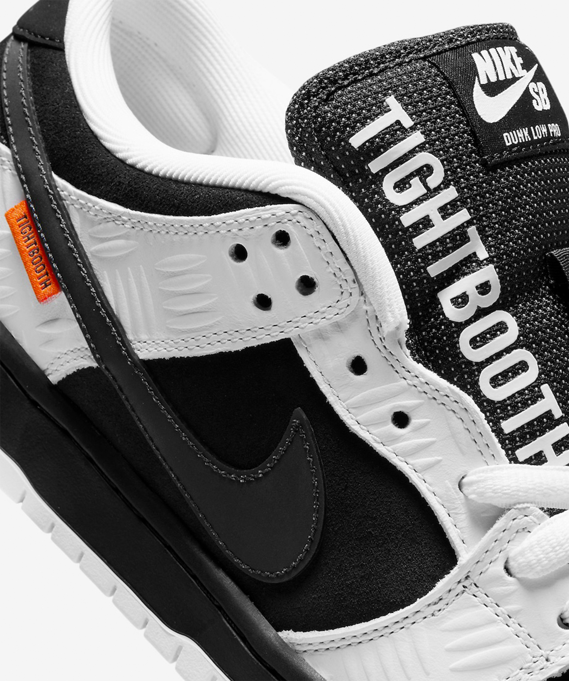 Nike SB Dunk Low Pro x TIGHTBOOTH 'Black and White' – Funky Nike SB Dunk Low Pro x TIGHTBOOTH 'Black and White' – Funky