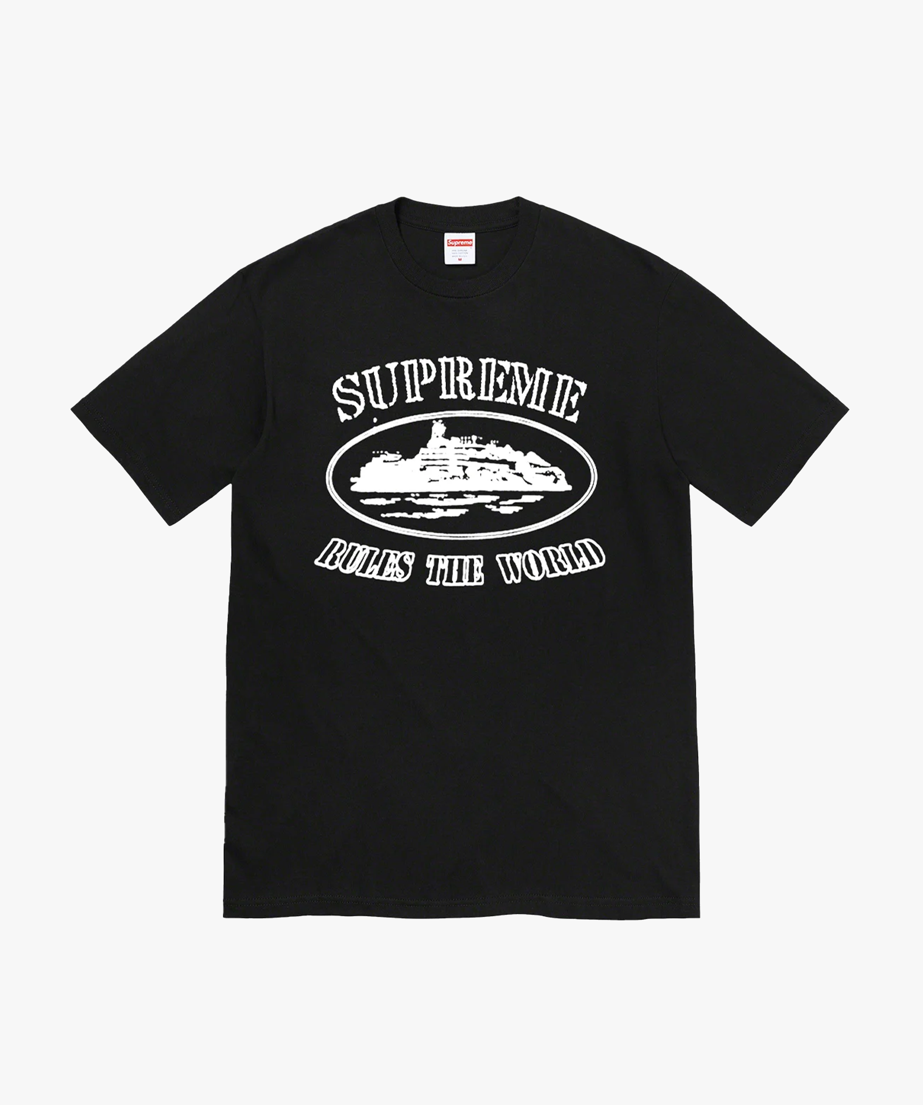 Supreme x Corteiz Rules The World Tee 'Black' - Funky Insole