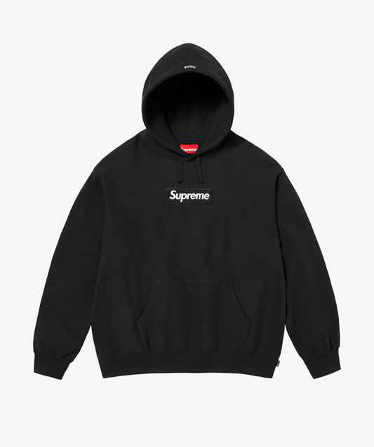 Supreme Box Logo Hooded Sweatshirt Black (2023) - Funky Insole