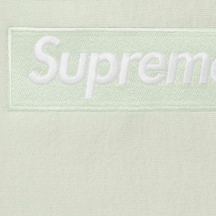 Supreme Box Logo Hooded Sweatshirt Light Green (2023) - Funky Insole