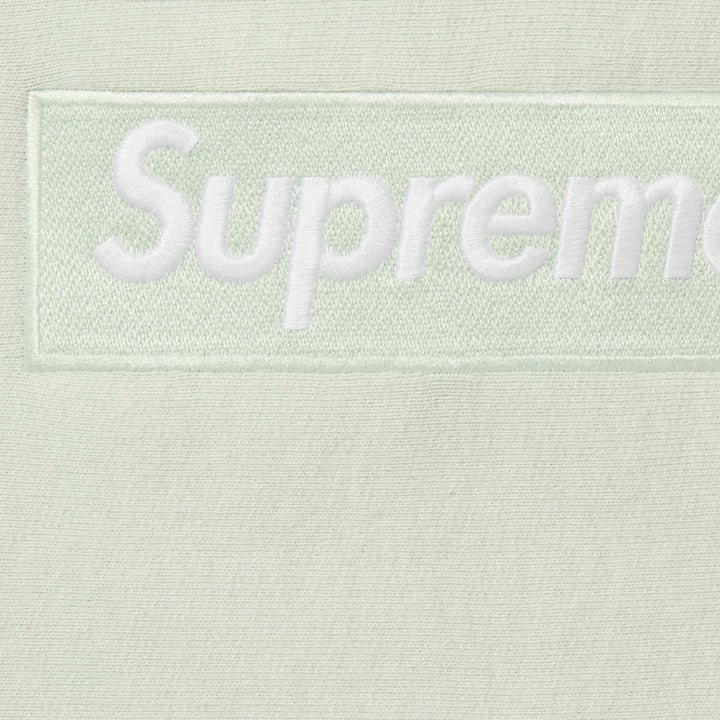 Supreme Box Logo Hooded Sweatshirt Light Green (2023) - Funky Insole