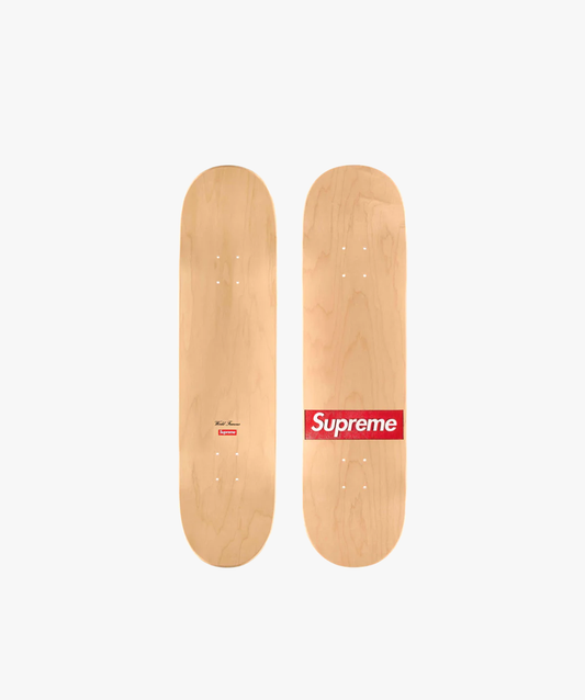 Supreme Routed Box Logo Skateboard Deck Natural - Funky Insole