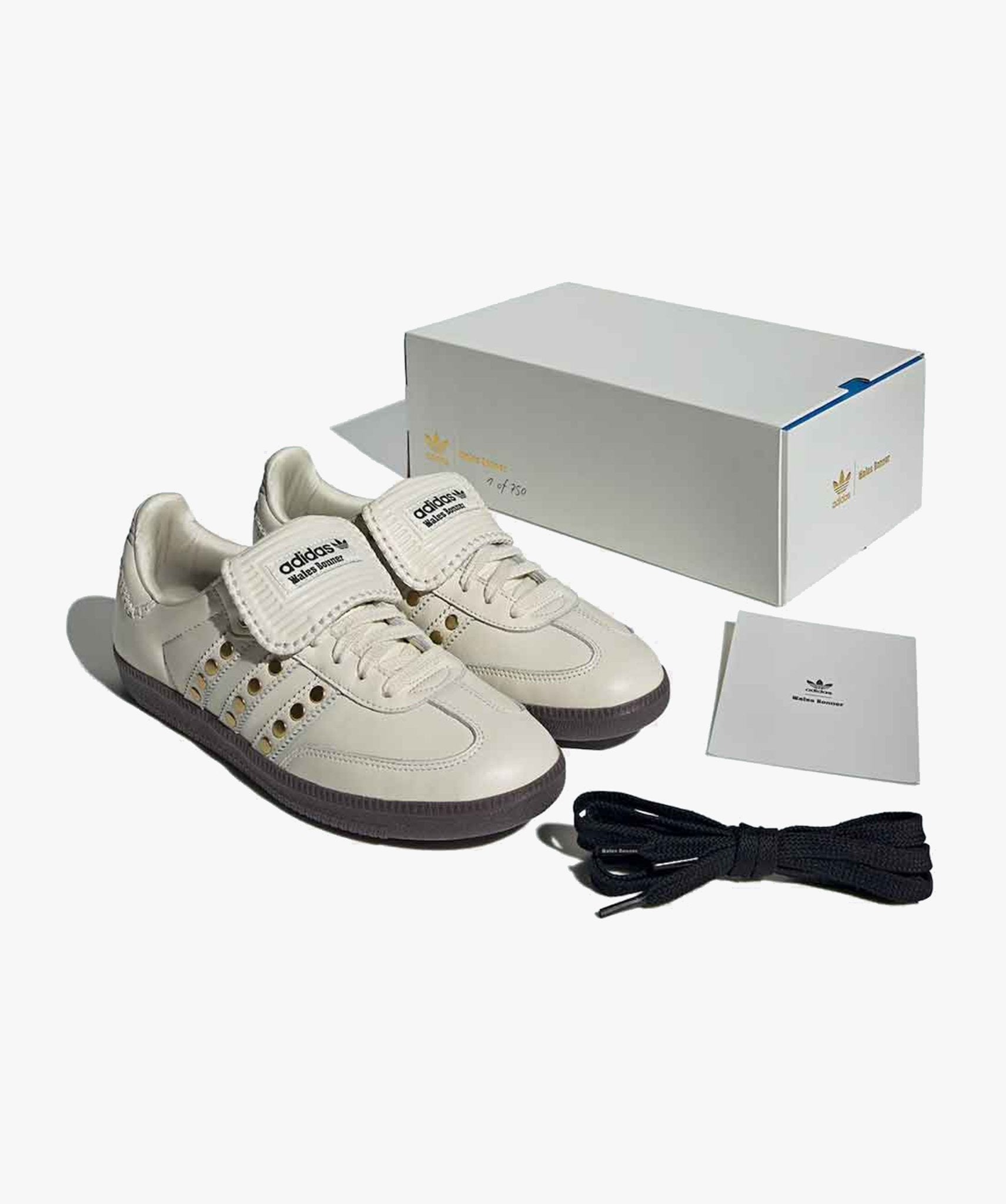 adidas Samba x Wales Bonner 'Studded Pack Cream White