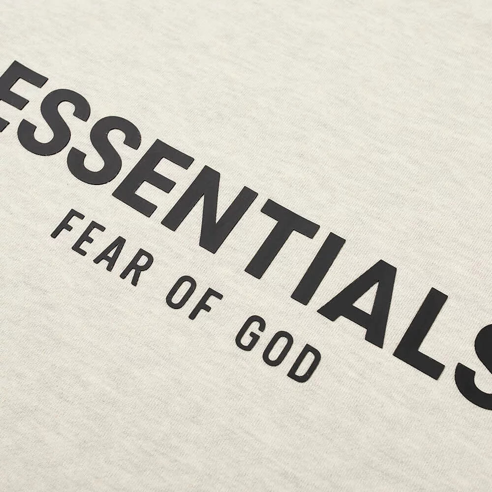 Fear of God Essentials Logo Tee Light Oatmeal - Funky Insole