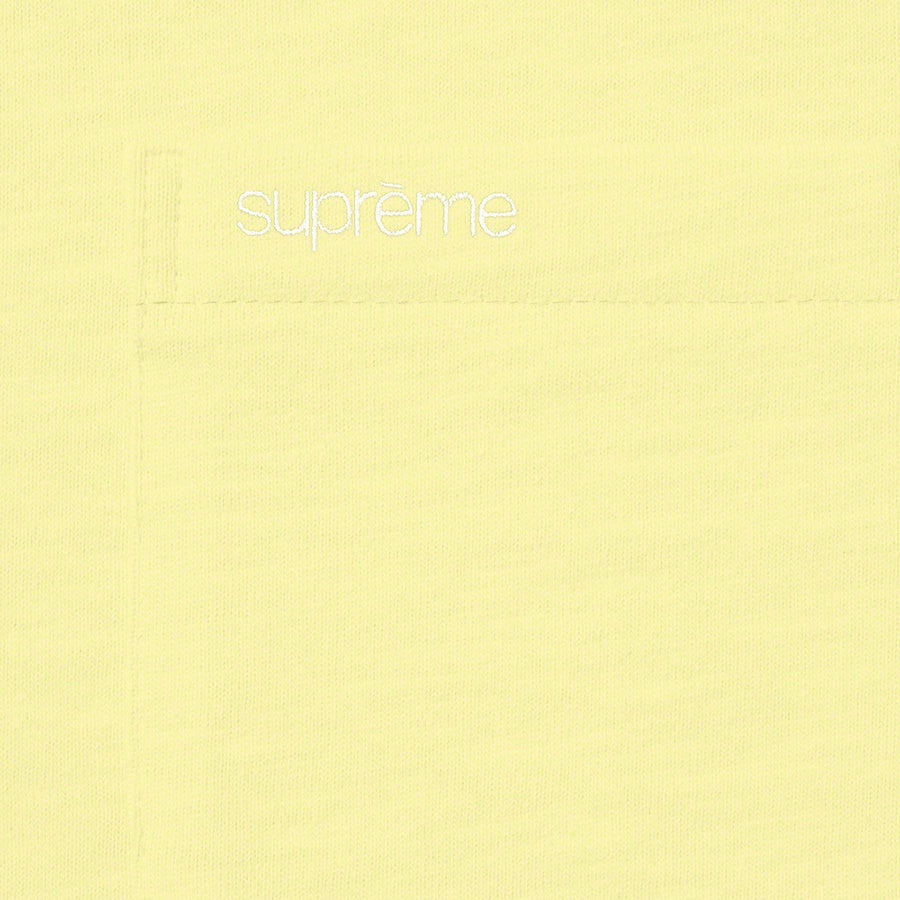 Supreme S/S Pocket Tee Pale Yellow - Funky Insole