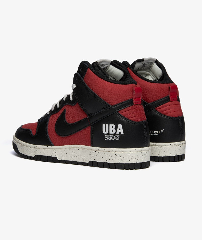 Nike Dunk High 1985 x UNDERCOVER Gym Red Funky Insole