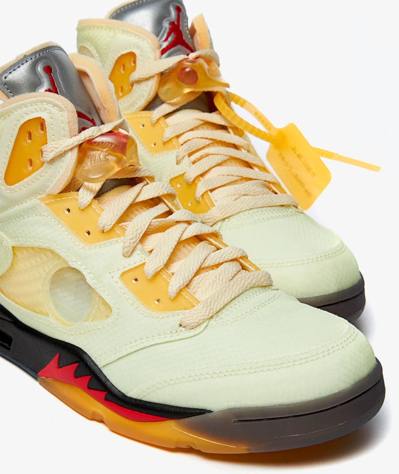 Jordan 5 Retro x Off-White Sail – Funky Insole