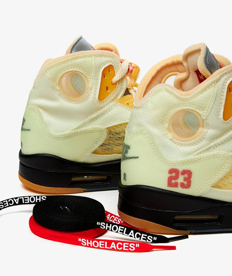 Jordan 5 Retro x Off-White Sail – Funky Insole