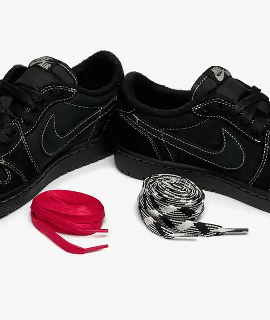 Travis Scott x Jordan 1 Retro Low OG SP Black Phantom â Funky Insole