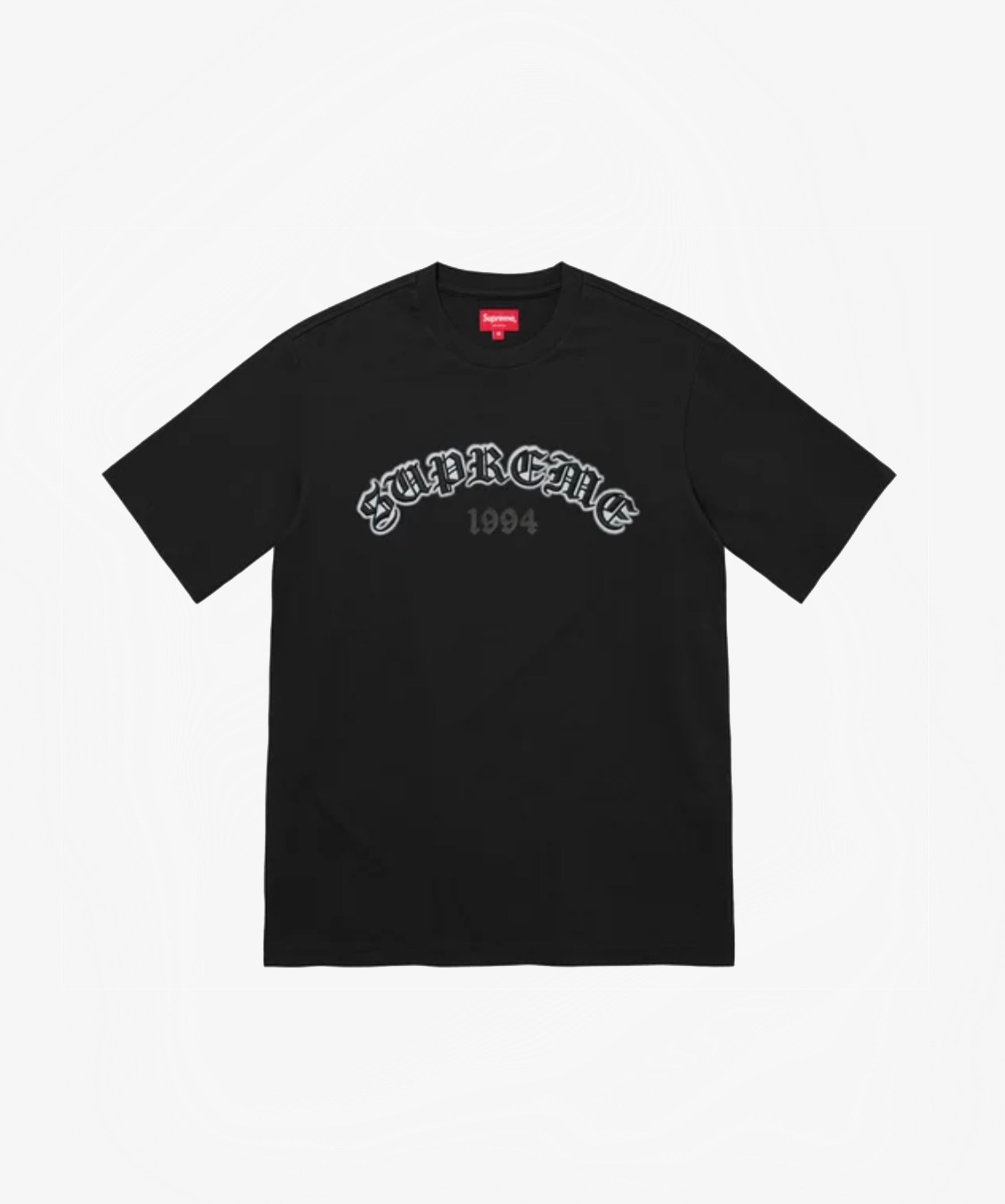 Supreme Old English Glow S/S Top Black – Funky Insole