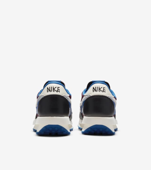 Nike LDWaffle x sacai x UNDERCOVER Night Maroon and Team Royal