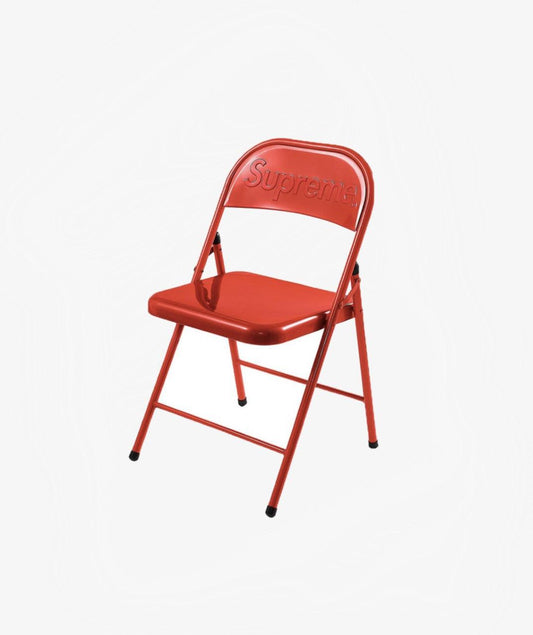 Supreme Metal Folding Chair Red - Funky Insole