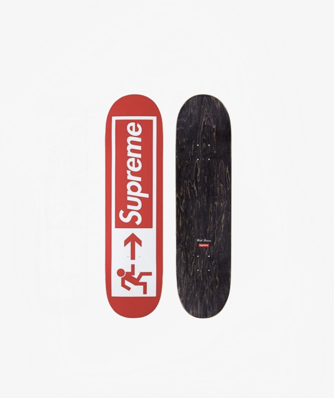 Supreme Exit Skateboard Deck Red - Funky Insole