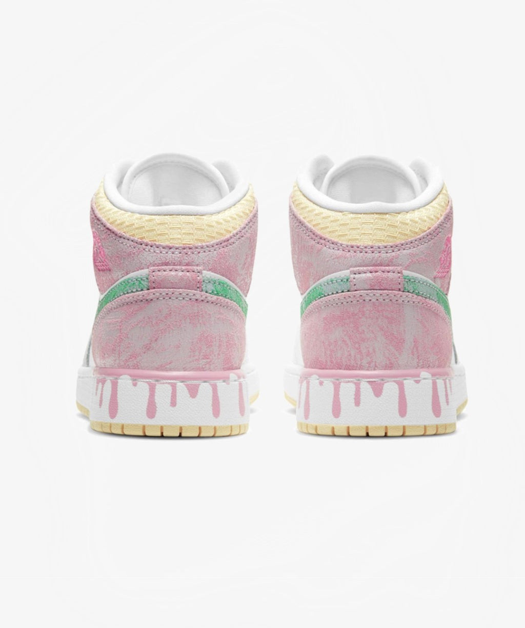 Jordan 1 Mid 'Paint Drip' (GS) - Funky Insole