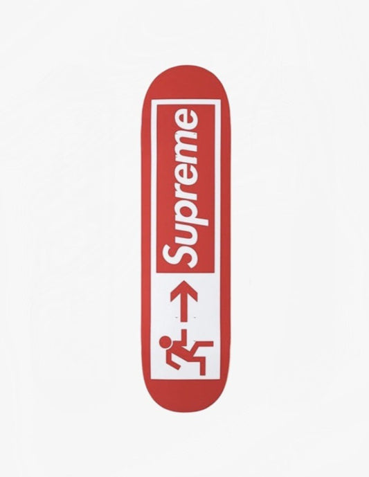 Supreme Exit Skateboard Deck Red - Funky Insole